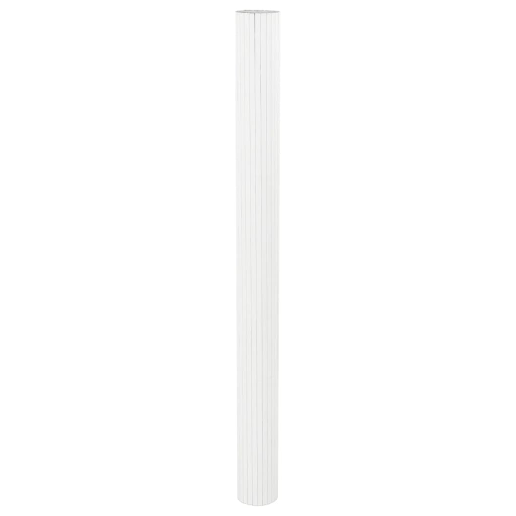 Sobna pregrada bijela širina 600 cm visina 165 cm od bambusa