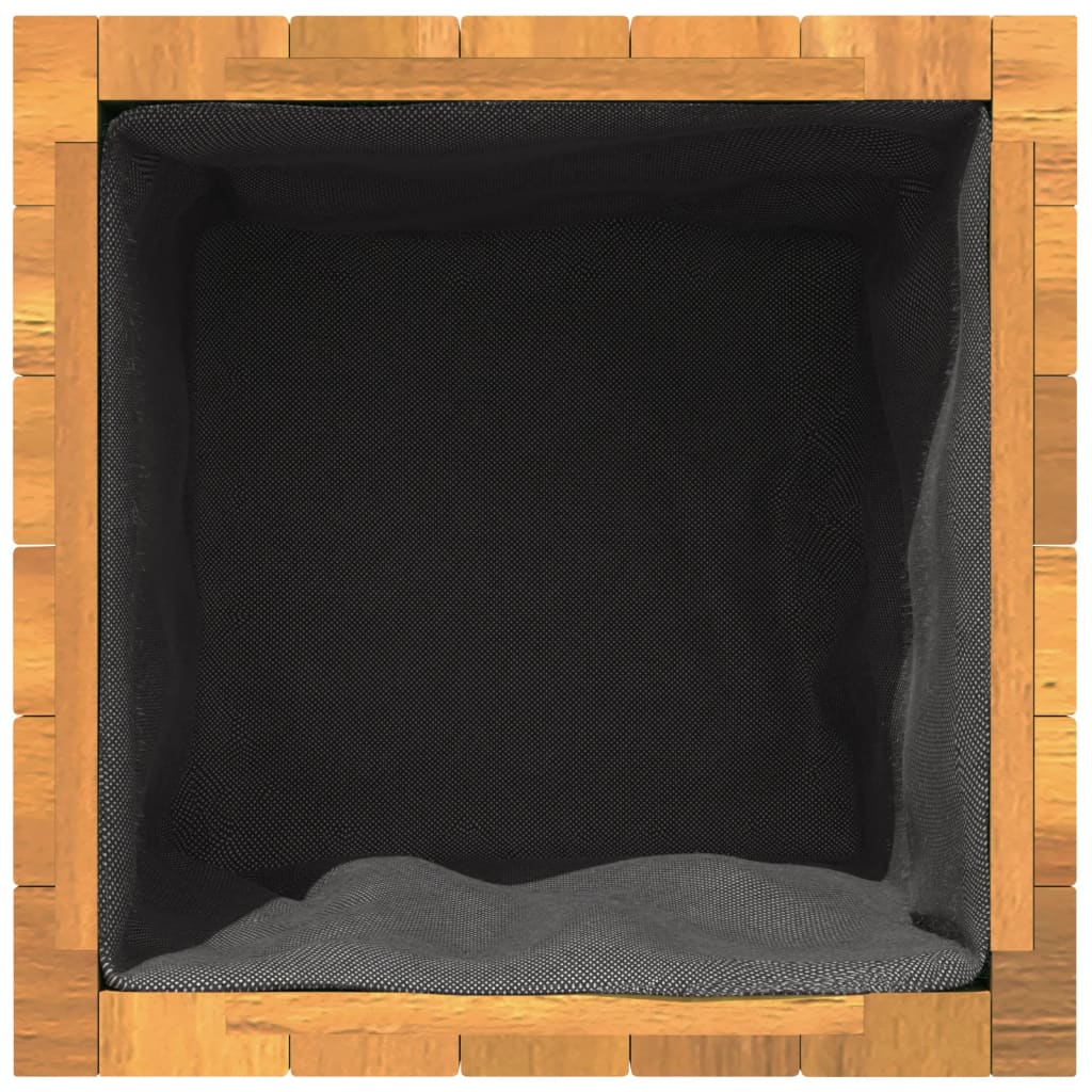 Vrtna sadilica 25x25x25 cm od masivnog bagremovog drva