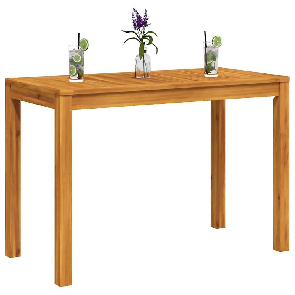 Vrtni blagovaonski stol 110 x 55 x 75 cm masivno bagremovo drvo