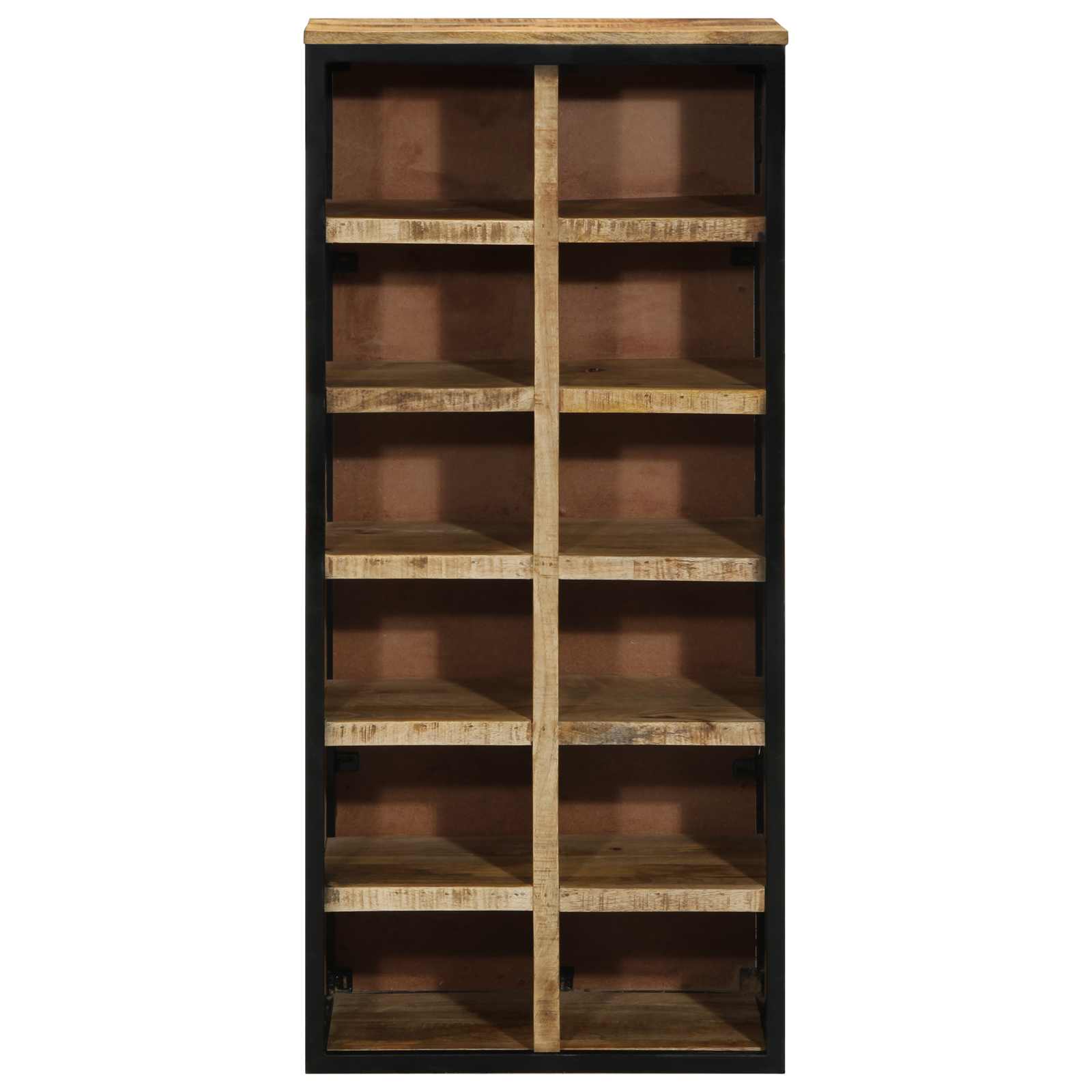 Ormar za cipele 50 x 30 x 110 cm Čvrsto drvo manga Smeđa