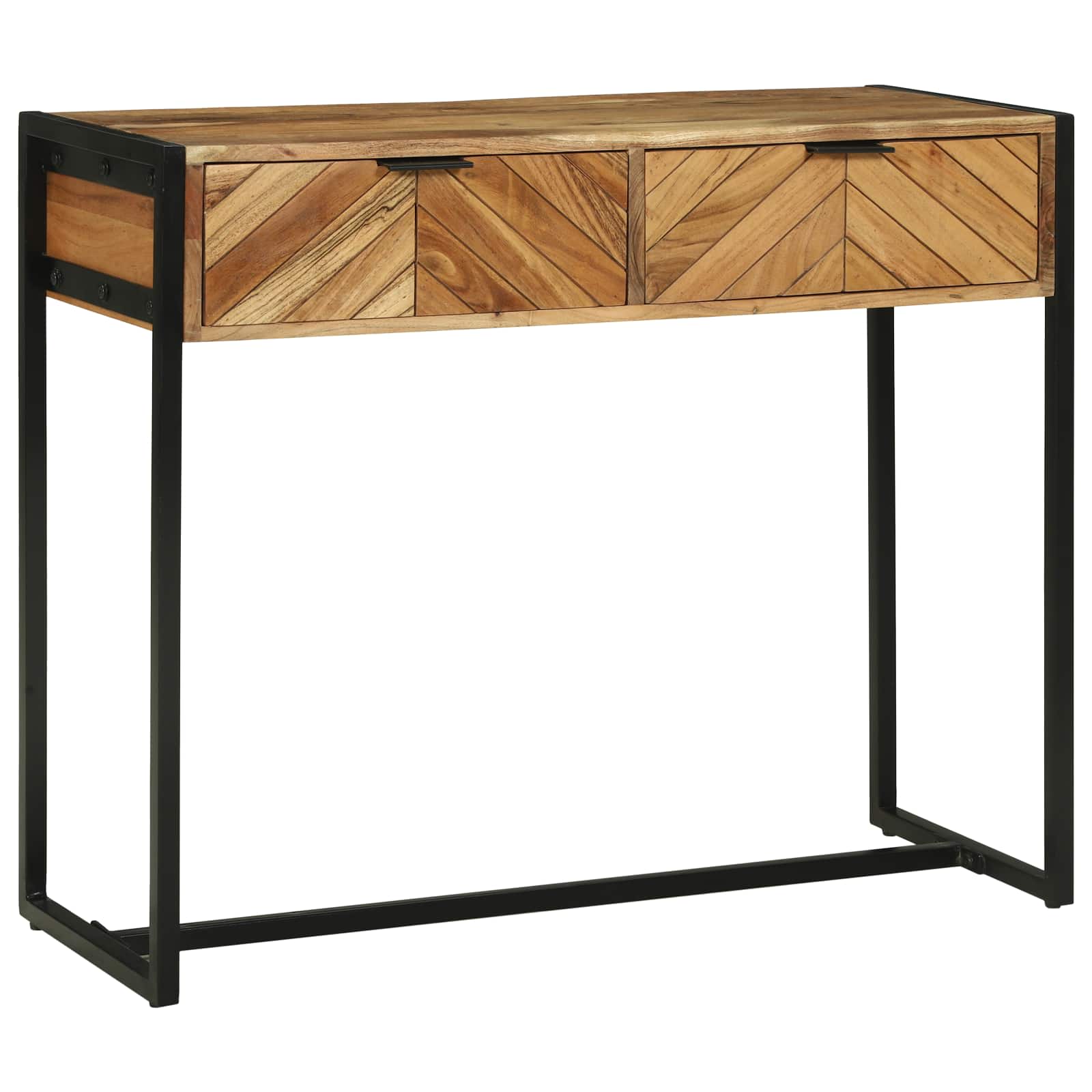 Konzolna stolica Smeđa 90 x 35 x 75 cm Čvrsto drvo akacije