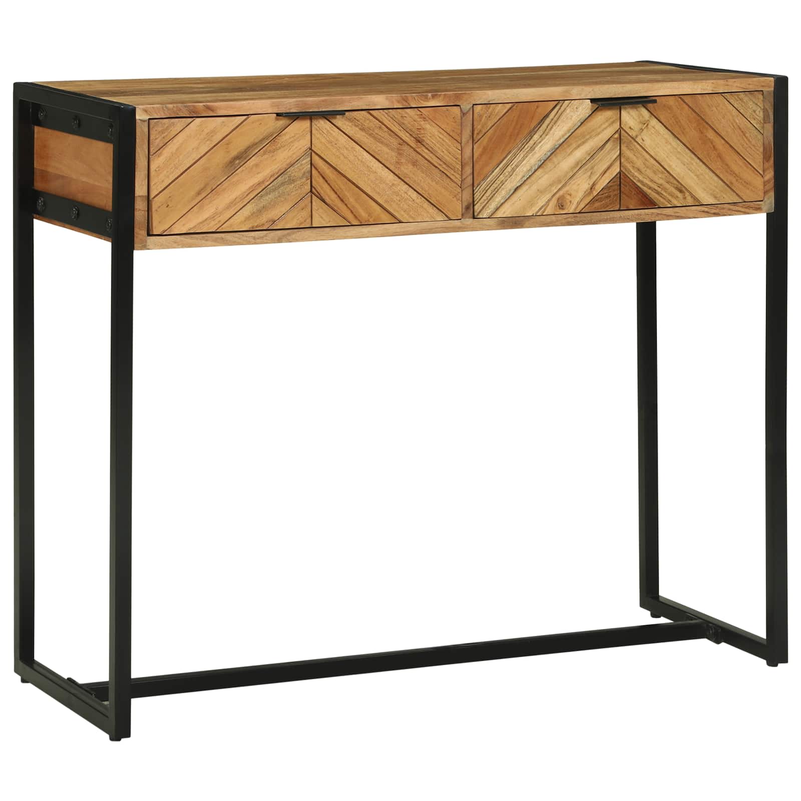 Konzolna stolica Smeđa 90 x 35 x 75 cm Čvrsto drvo akacije