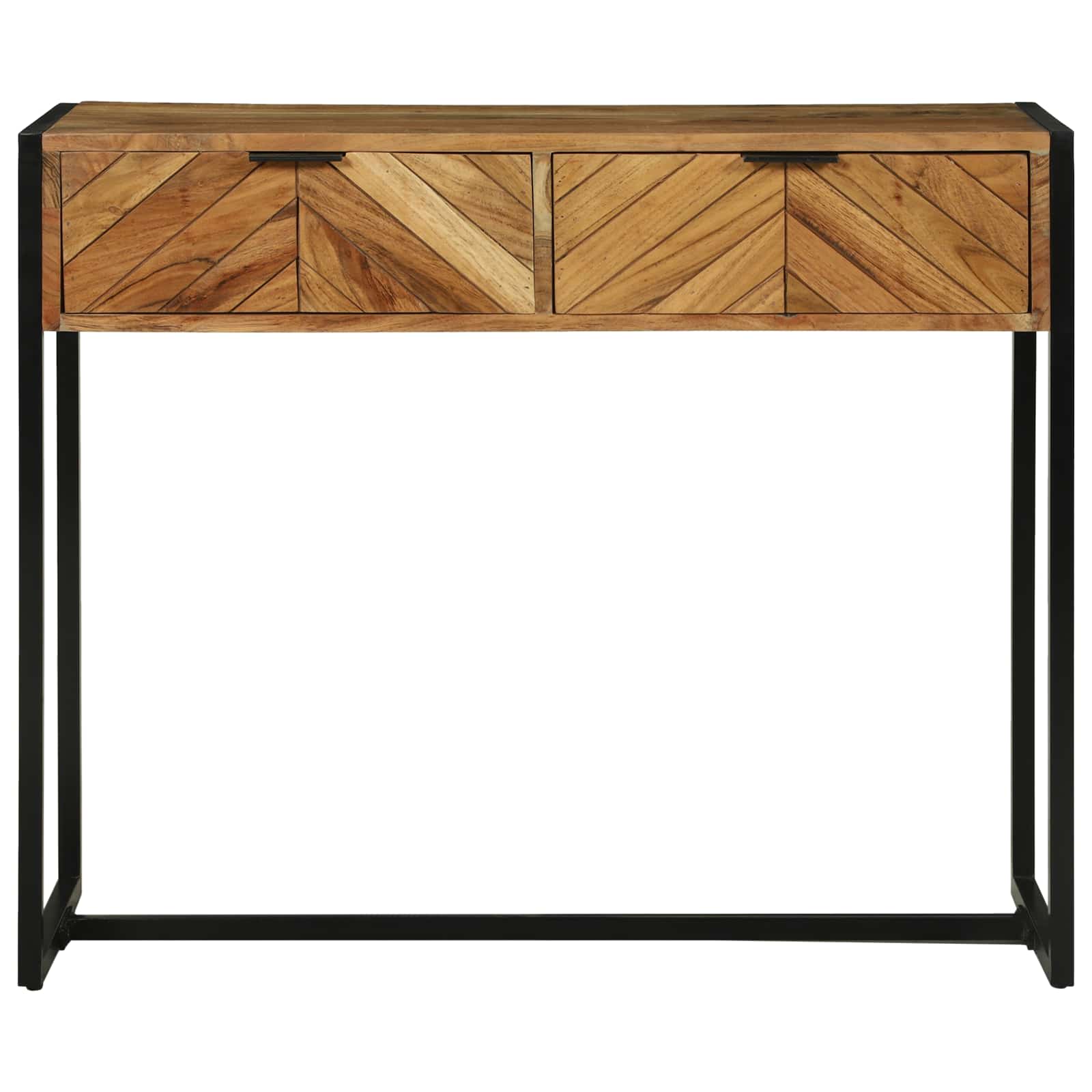 Konzolna stolica Smeđa 90 x 35 x 75 cm Čvrsto drvo akacije
