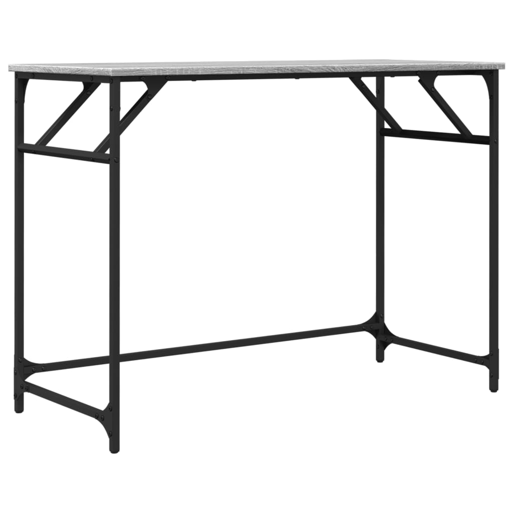 Radni stol boja hrasta 100x45x76 cm konstruirano drvo i čelik