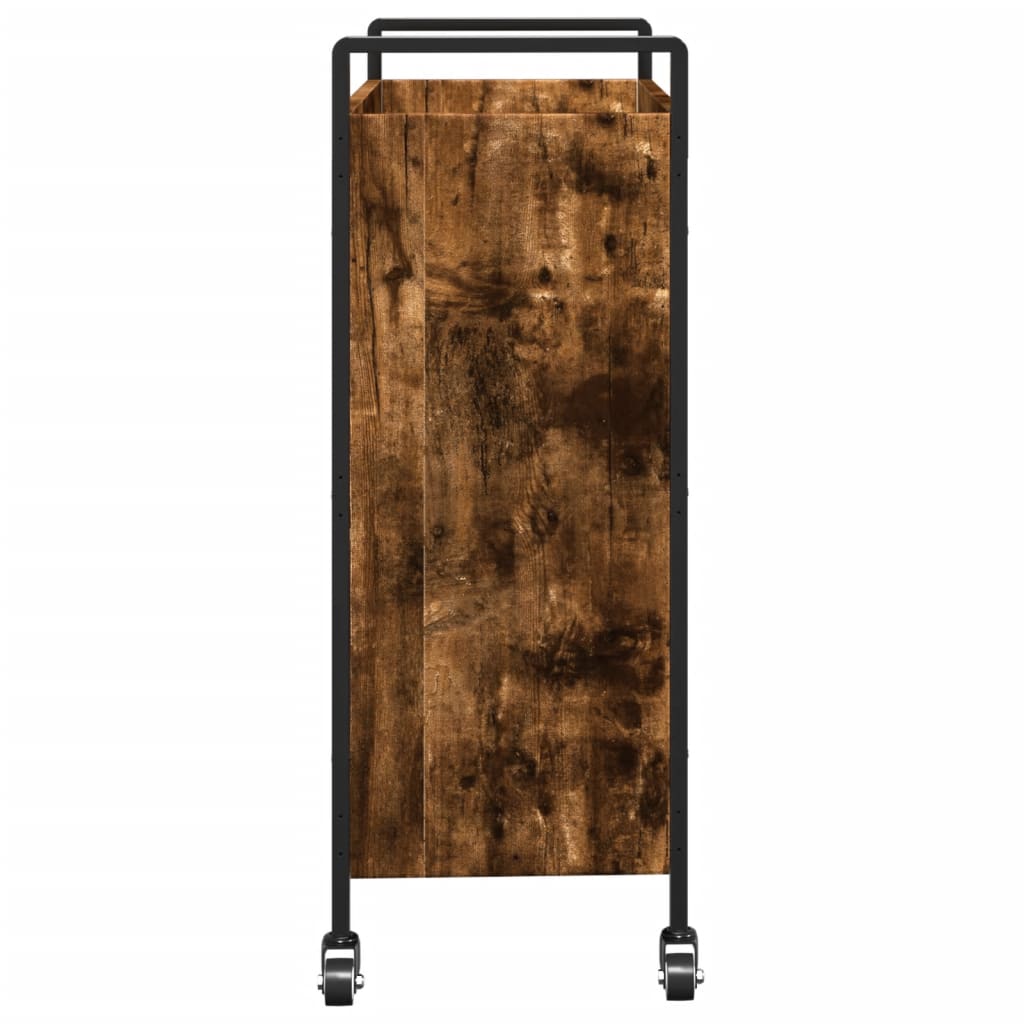 Kuhinjska kolica boja hrasta 70 x 30 x 82 cm konstruirano drvo