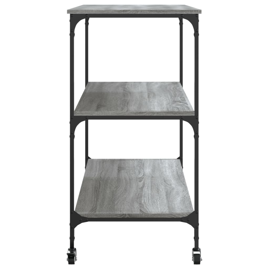 Kuhinjska kolica boja hrasta 102 x 50 x 95 cm konstruirano drvo