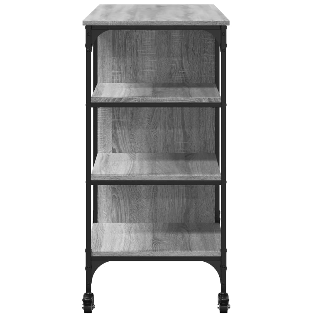 Kuhinjska kolica boja hrasta 100x45x89,5 cm konstruirano drvo