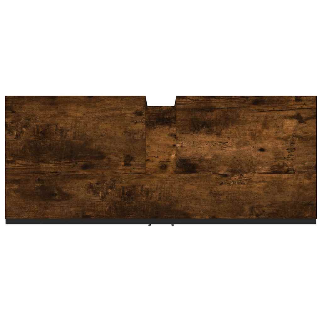 Kupaonski ormarić za umivaonik boja hrasta 80x33x60 cm drveni