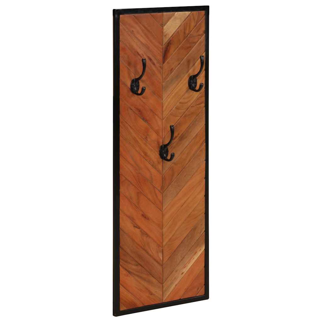 Vješalice za kapute 2 kom 35x1x90 cm Puno drvo bagrem