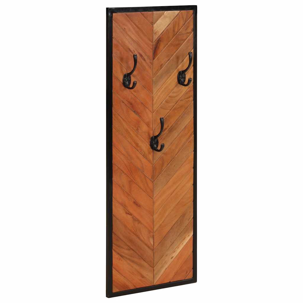 Vješalice za kapute 2 kom 35x1x90 cm Puno drvo bagrem