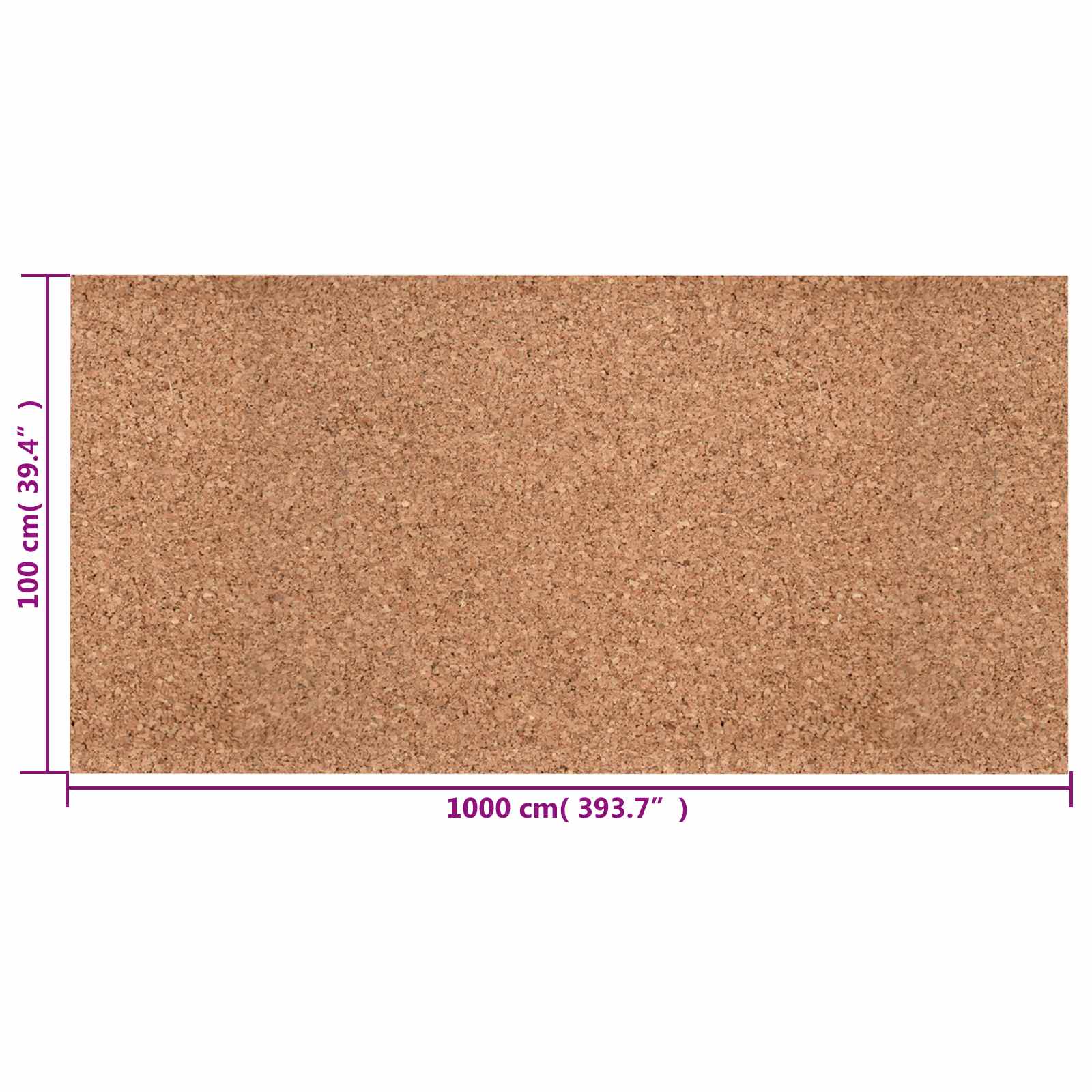 Role pluta Smeđa 100 x 1000 x 0,8 cm Pluta