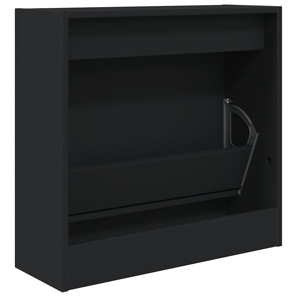 Ormarić za cipele crni 60 x 21 x 57 cm od konstruiranog drva