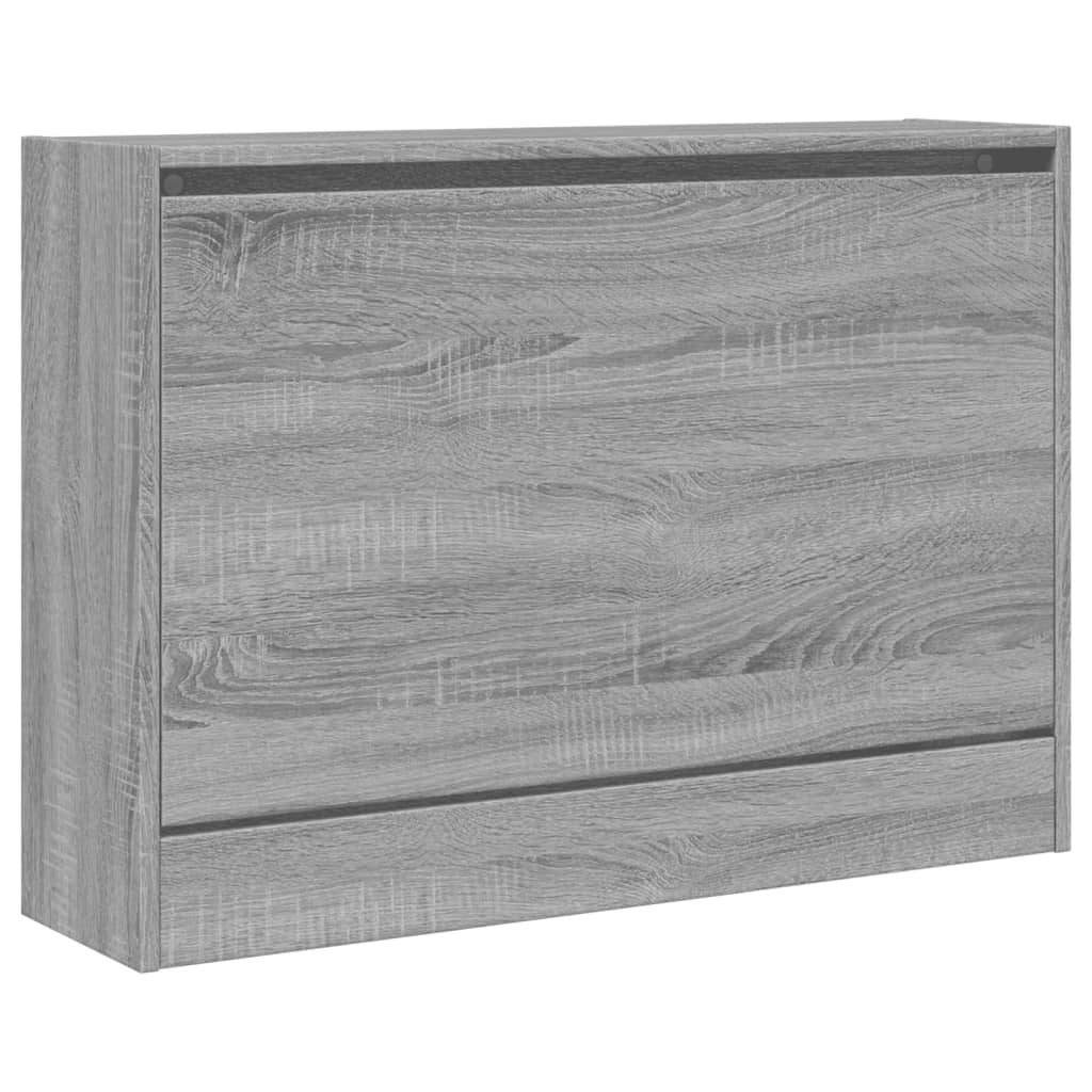 Ormarić za cipele sivi hrast 80x21x57 cm konstruirano drvo