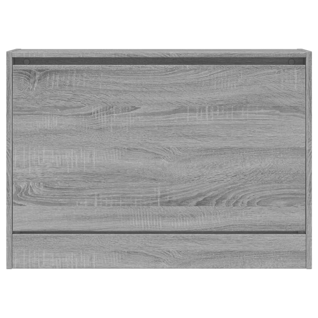 Ormarić za cipele sivi hrast 80x21x57 cm konstruirano drvo