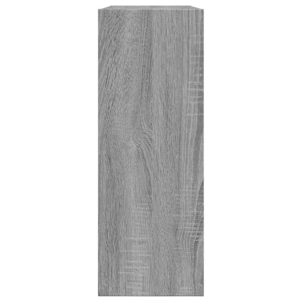 Ormarić za cipele sivi hrast 80x21x57 cm konstruirano drvo