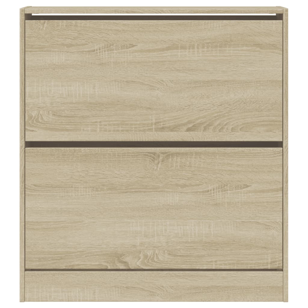Ormarić za cipele boja hrasta 80x21x87,5 cm konstruirano drvo