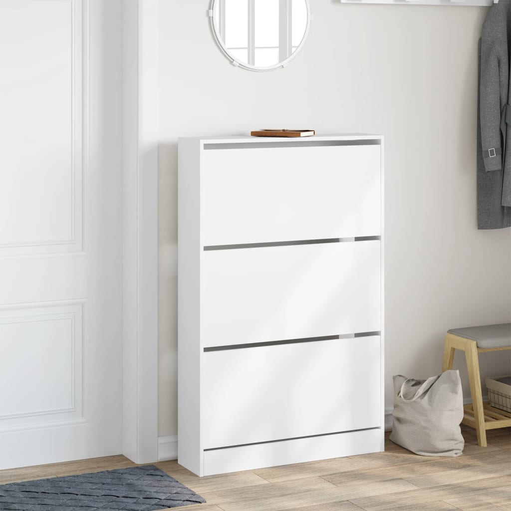 Ormarić za cipele bijeli 80x21x125,5 cm od konstruiranog drva