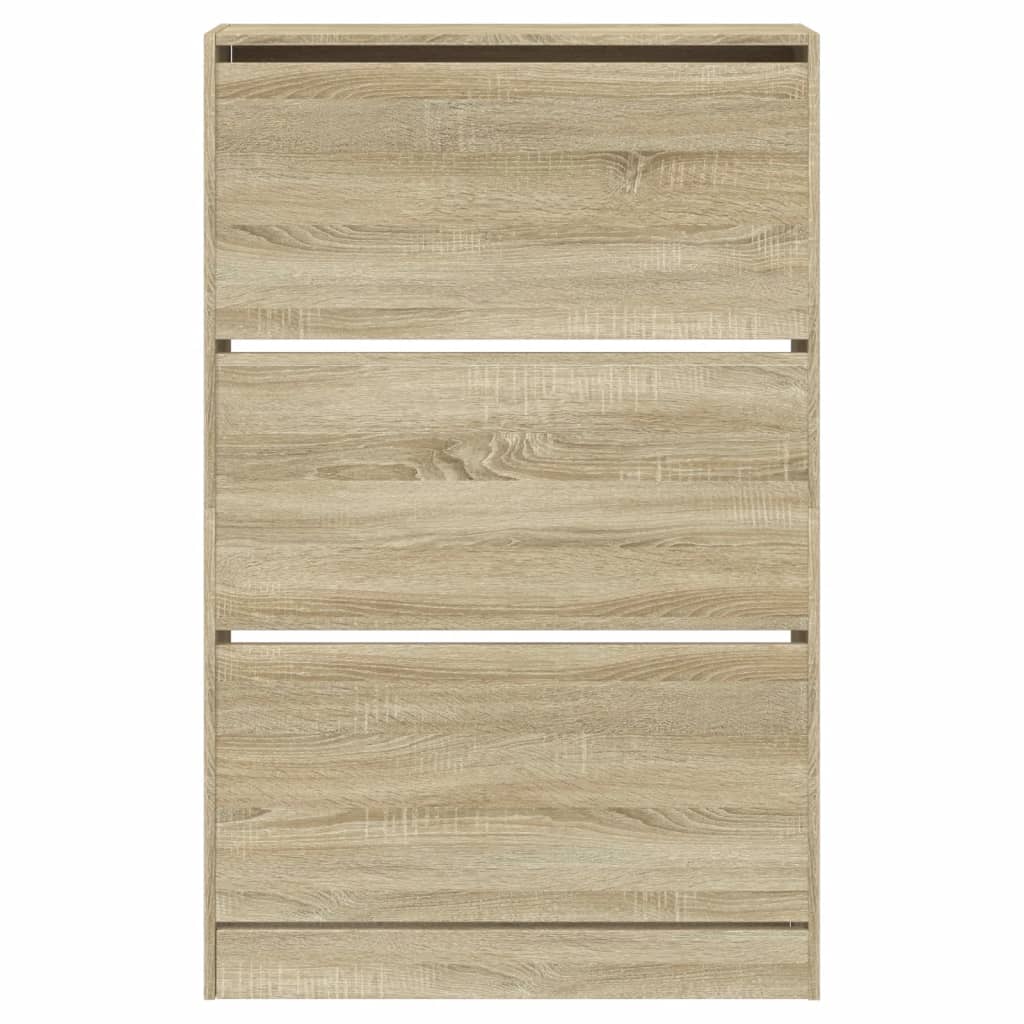 Ormarić za cipele boja hrasta 80x21x125,5 cm konstruirano drvo