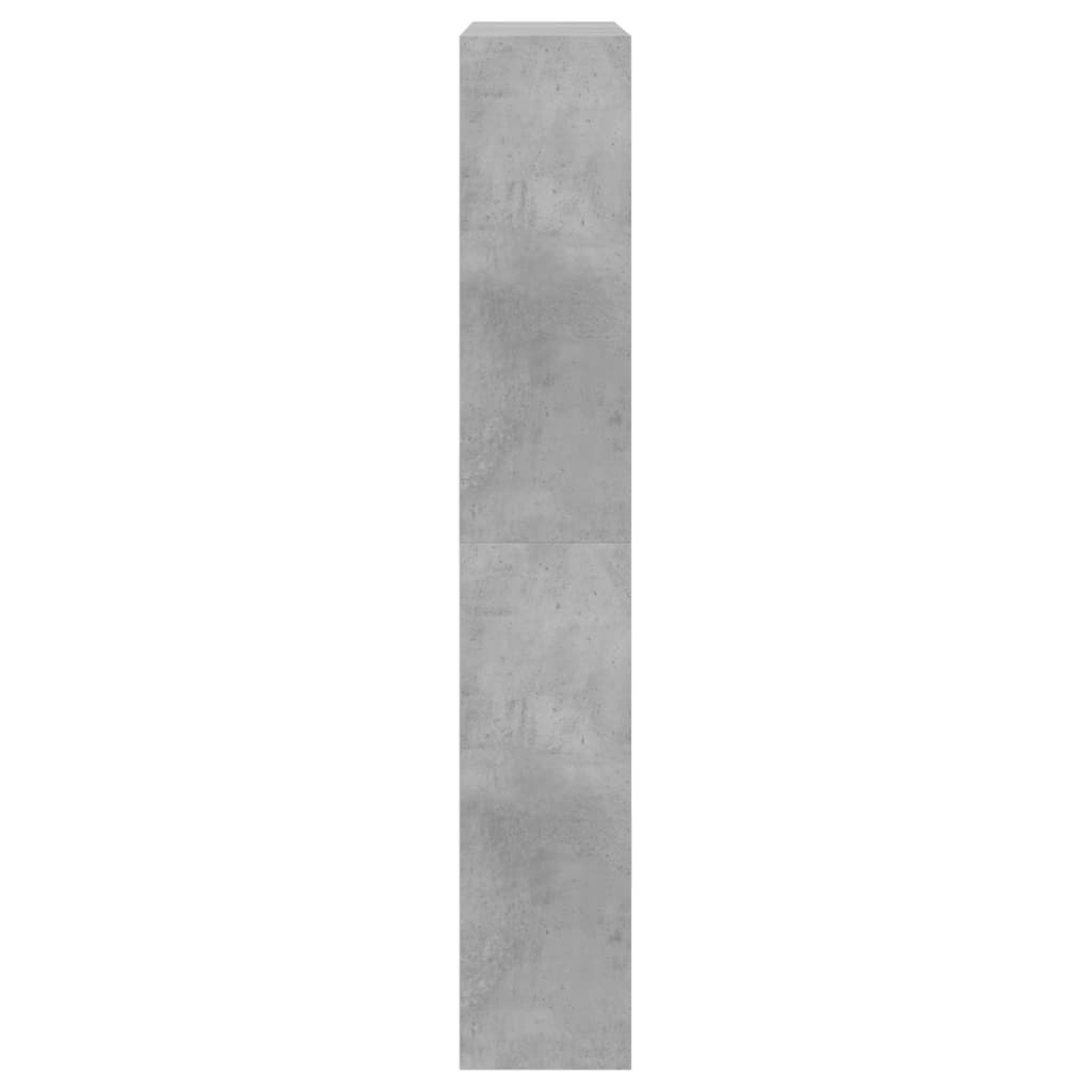 Ormarić za cipele boja betona 80x21x125,5 cm konstruirano drvo