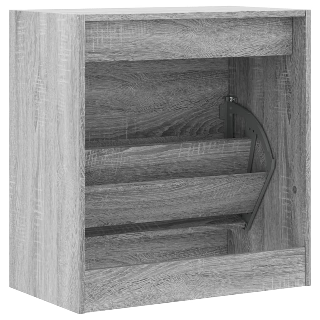 Ormarić za cipele boja hrasta 60x34x63,5 cm konstruirano drvo