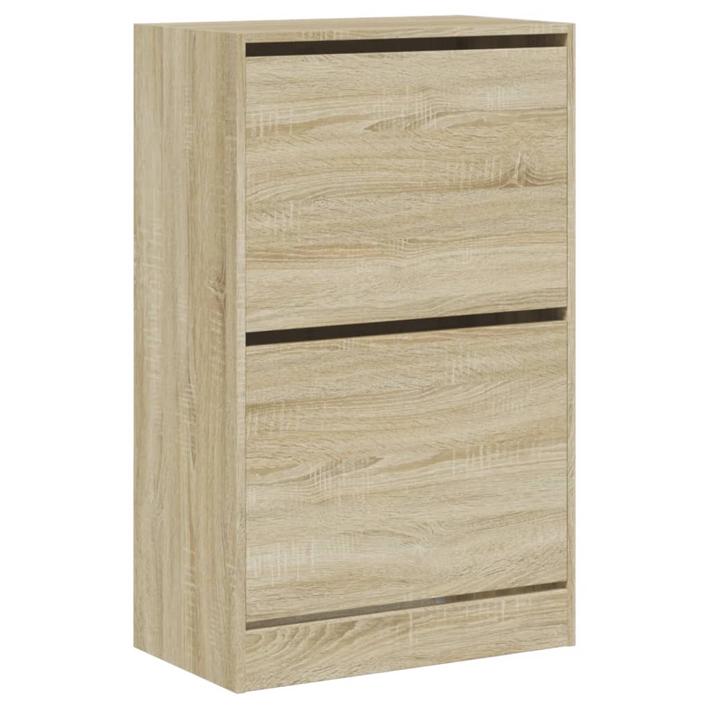 Ormarić za cipele boja hrasta 60x34x96,5 cm konstruirano drvo