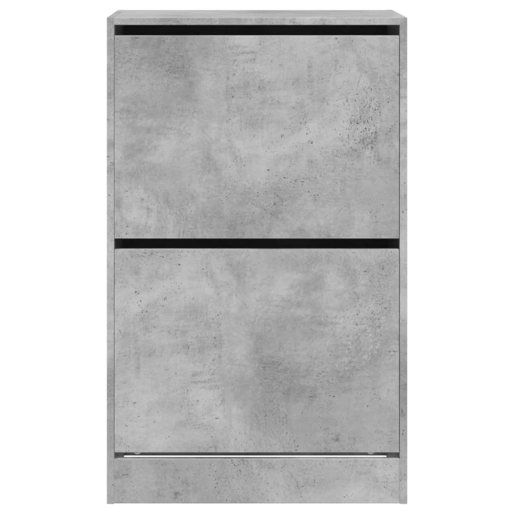 Ormarić za cipele boja betona 60x34x96,5 cm konstruirano drvo