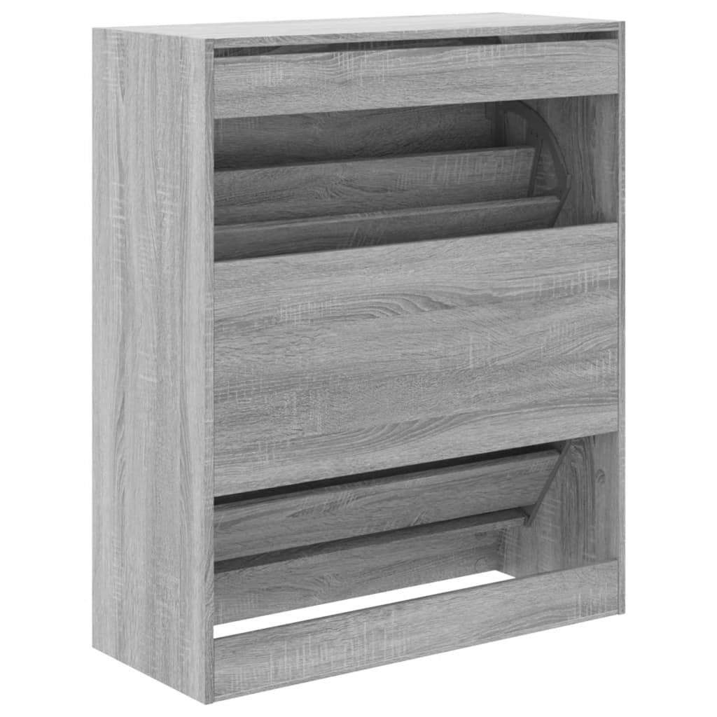 Ormarić za cipele boja hrasta 80x34x96,5 cm konstruirano drvo