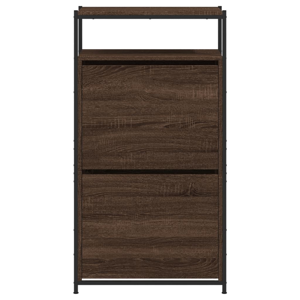 Ormarić za cipele boja hrasta 60x34x112 cm konstruirano drvo