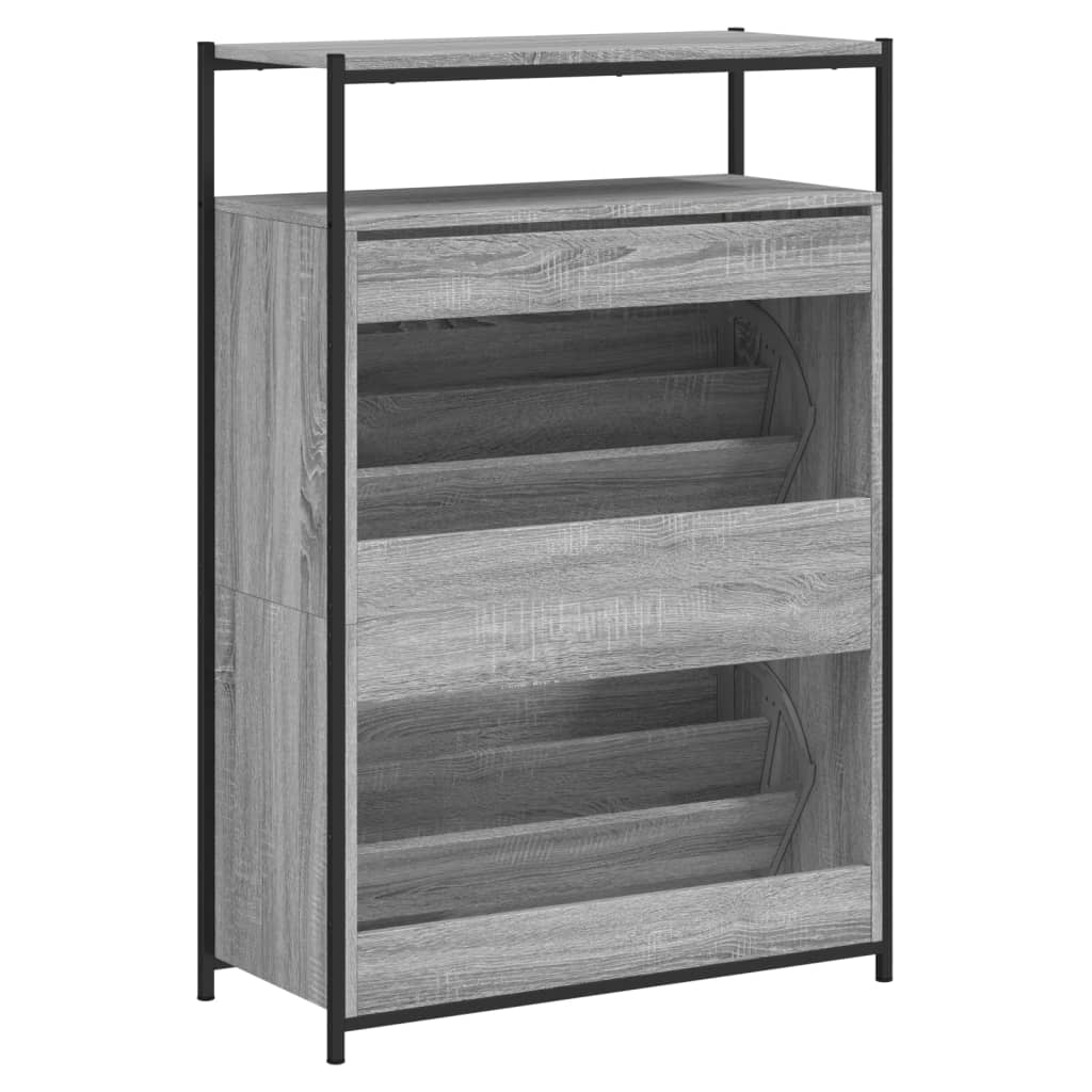 Ormarić za cipele boja hrasta 75x34x112 cm konstruirano drvo