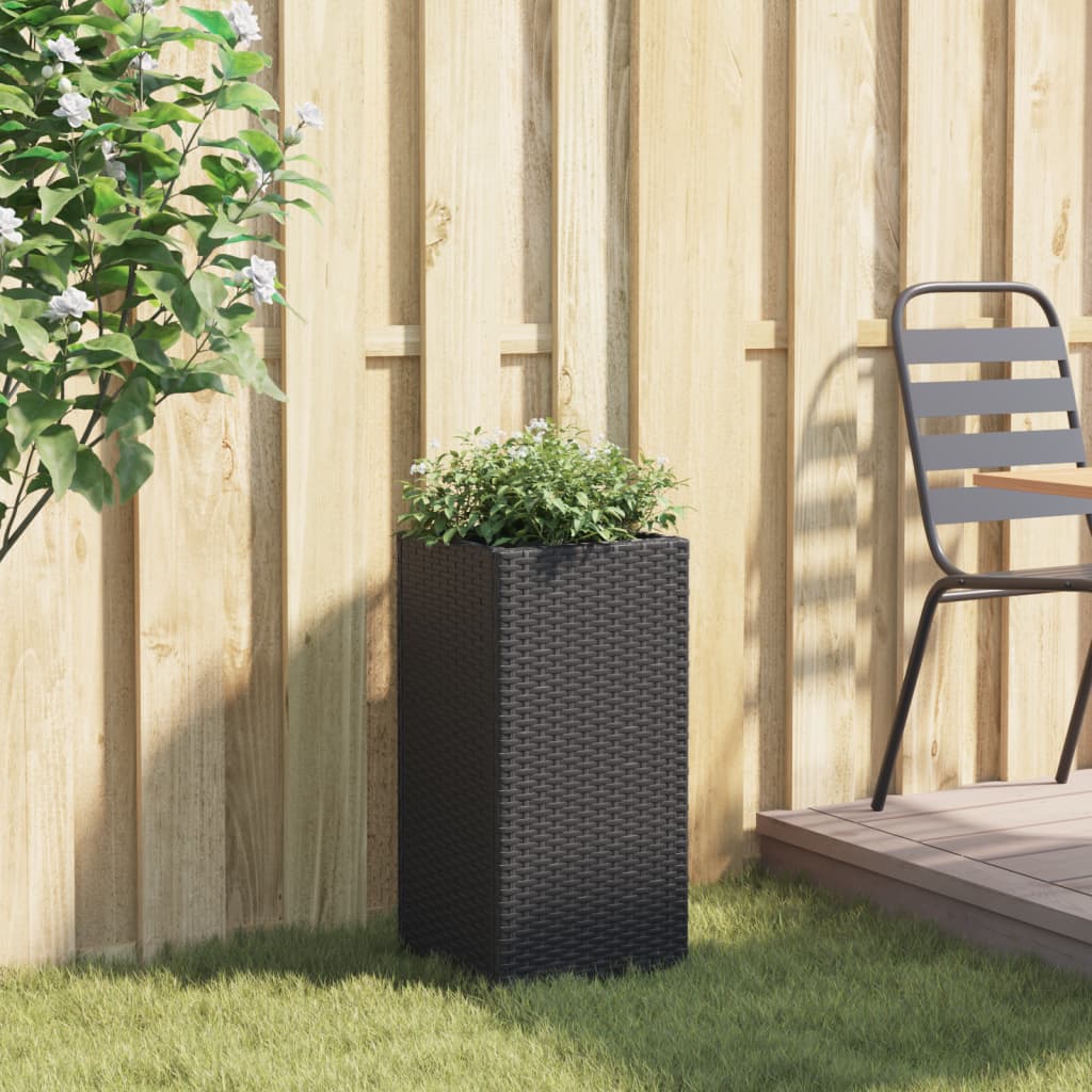 Vrtna sadilica crna 30 x 30 x 60 cm od poliratana