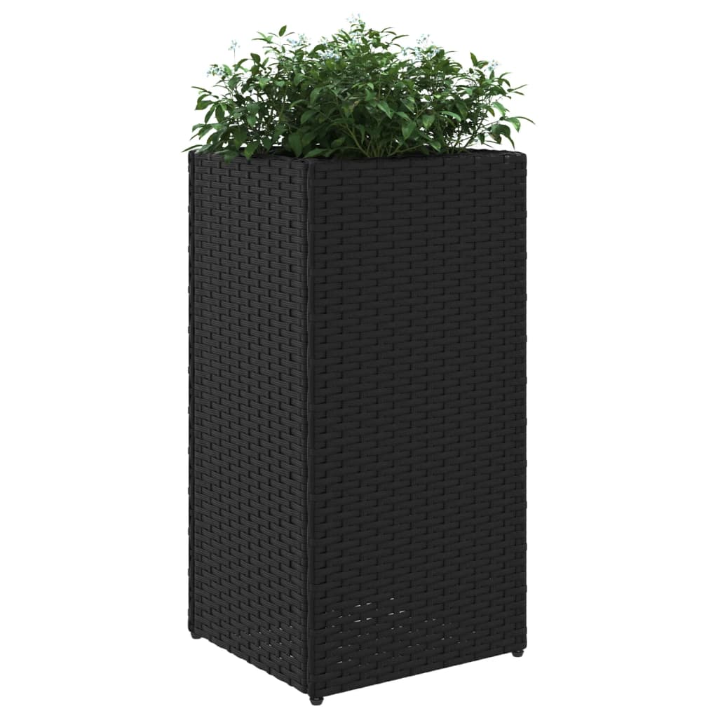 Vrtna sadilica crna 30 x 30 x 60 cm od poliratana