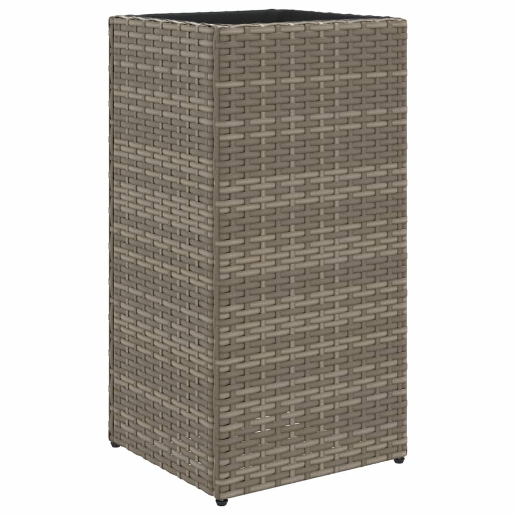 Vrtna sadilica siva 30 x 30 x 60 cm od poliratana