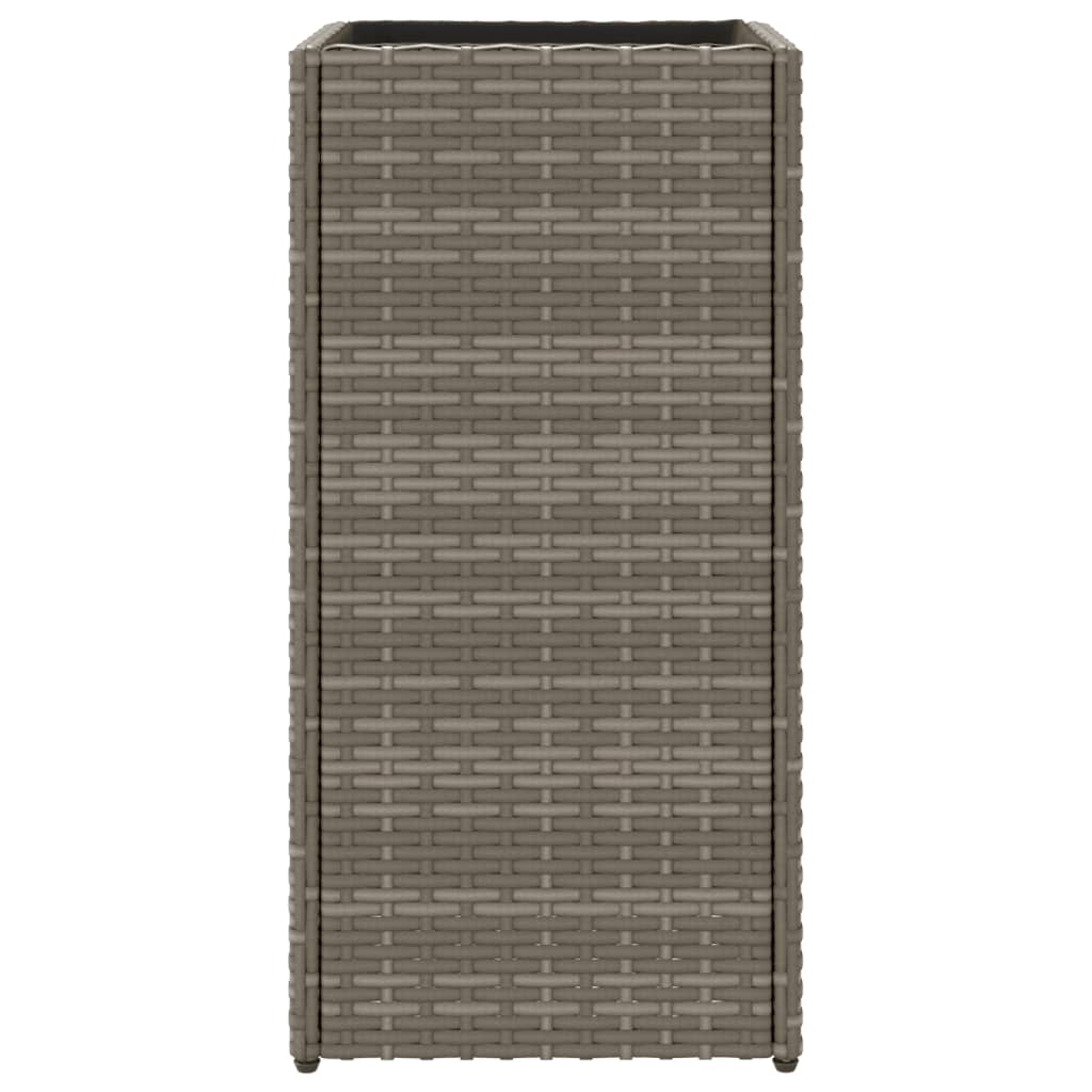Vrtna sadilica siva 30 x 30 x 60 cm od poliratana