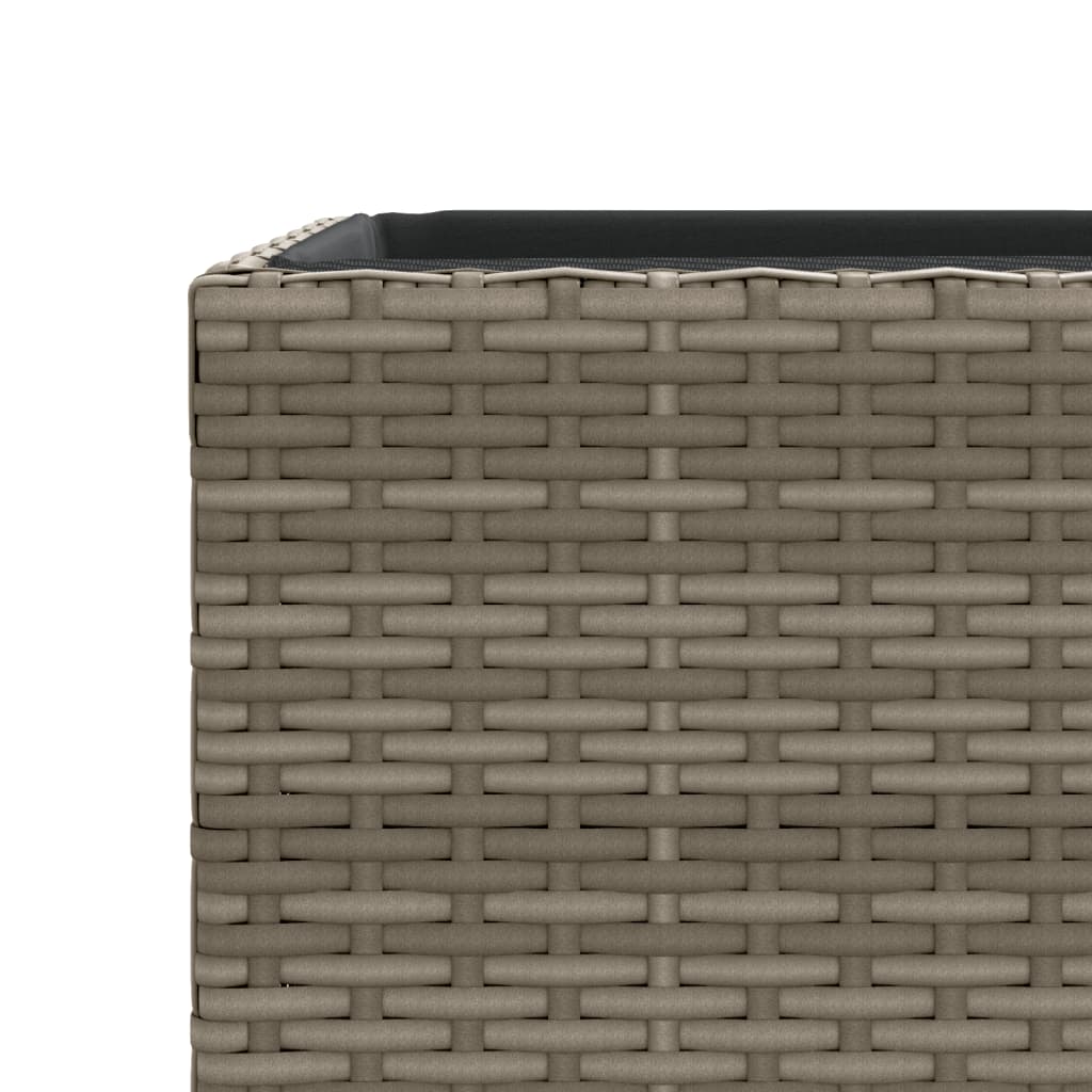Vrtna sadilica siva 30 x 30 x 60 cm od poliratana