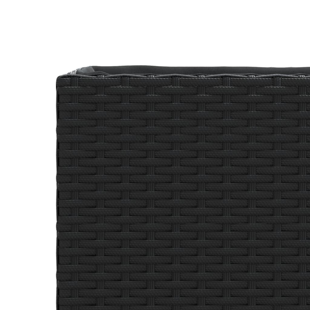 Vrtna sadilica crna 36 x 30 x 32 cm od poliratana