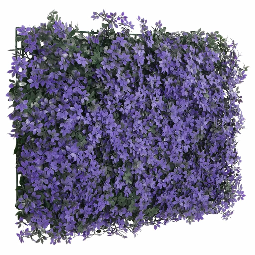Ograda od umjetnog lišća 24 kom ljubičasta 40 x 60 cm