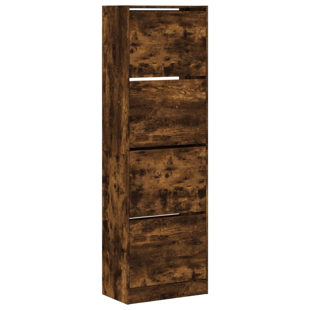 Ormarić za cipele s 4 ladice boja hrasta 60 x 34 x 187,5 cm