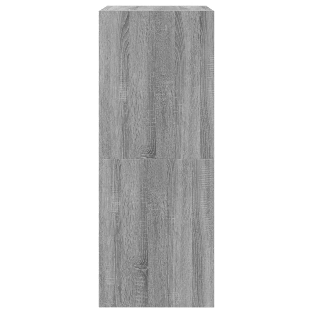 Ormarić za cipele s 2 preklopne ladice boja hrasta 80x42x108 cm