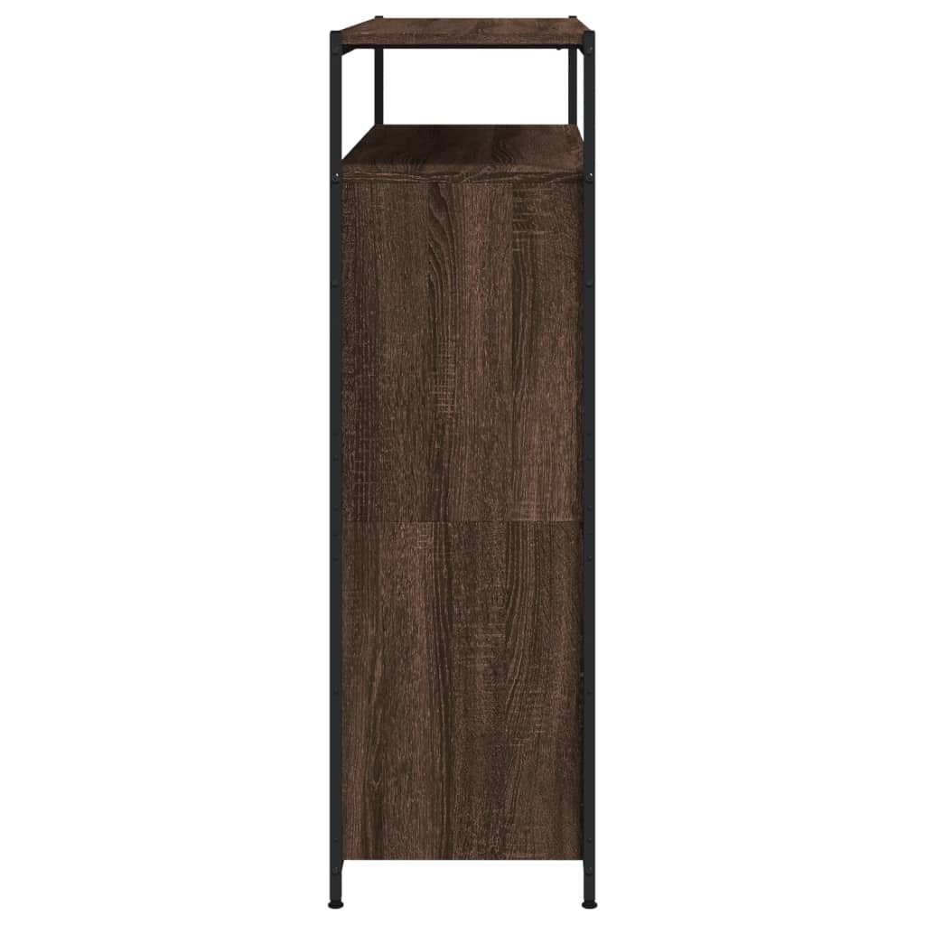 Ormarić za cipele s 4 ladice smeđa boja hrasta 100x34x112 cm