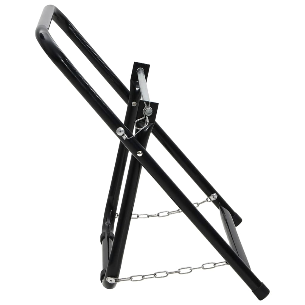 Stalak za kolut za crijevo 48 cm 45 kg crni čelični