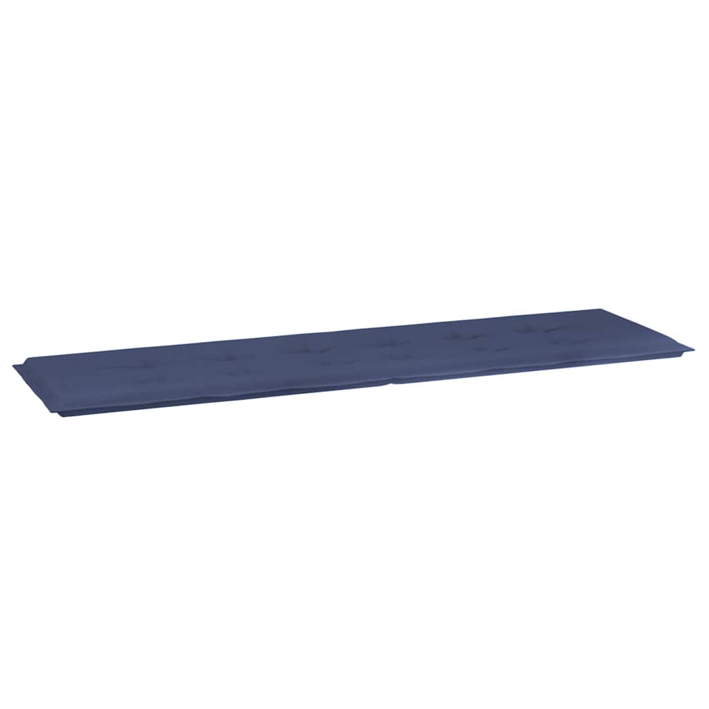 Jastuk za vrtnu klupu modri 180x50x4 cm od tkanine Oxford