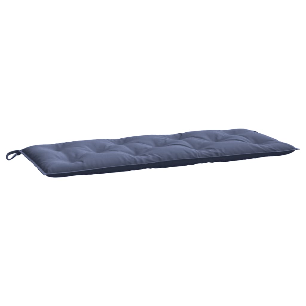 Jastuk za vrtnu klupu modri 120x50x7 cm tkanine Oxford