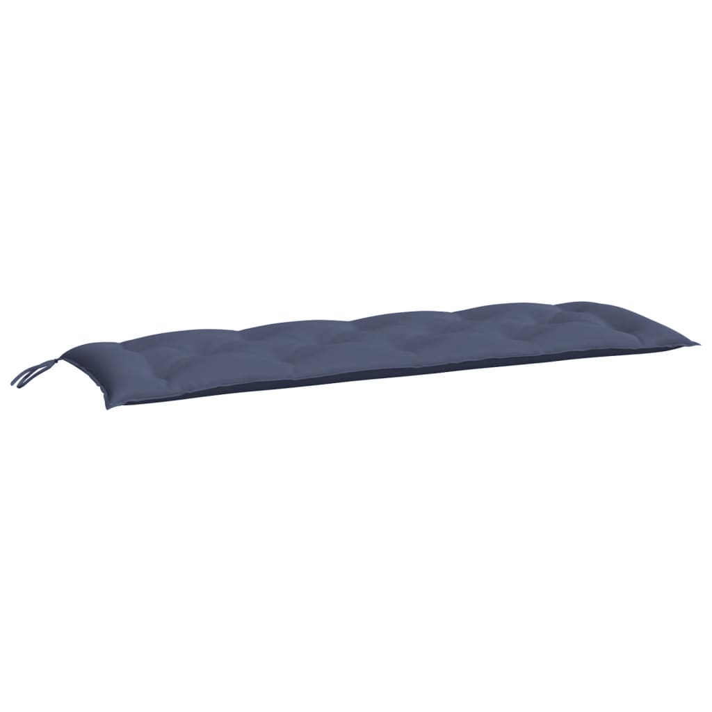 Jastuk za vrtnu klupu modri 150x50x7 cm tkanine Oxford