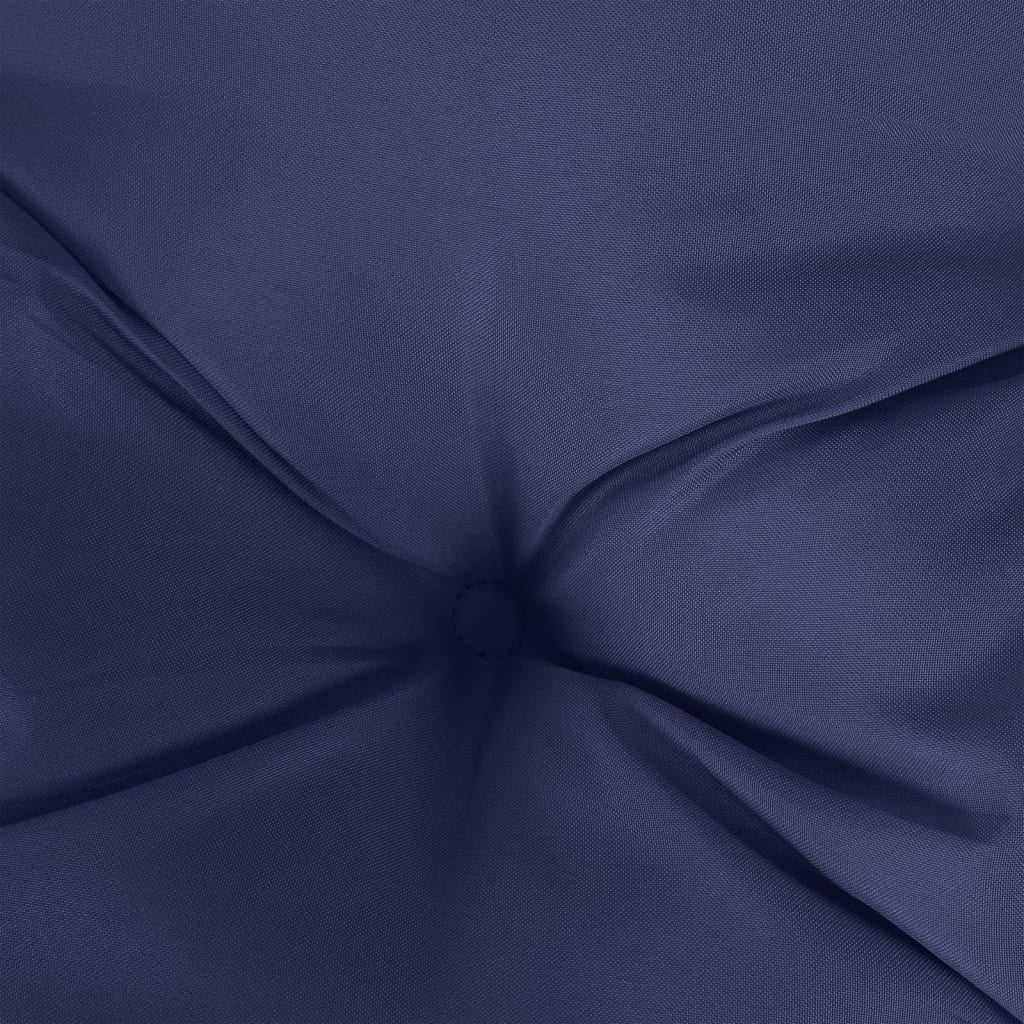 Okrugli jastuk modri Ø 60 x 11 cm od tkanine Oxford