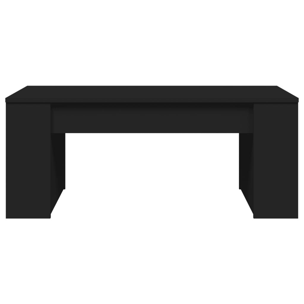 Stolić za kavu crni 102 x 55 x 42 cm od konstruiranog drva