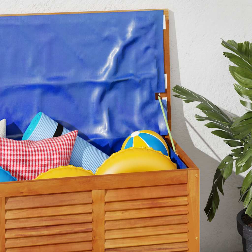 Vrtna kutija za pohranu s rešetkama 113x50x56 cm drvo bagrema