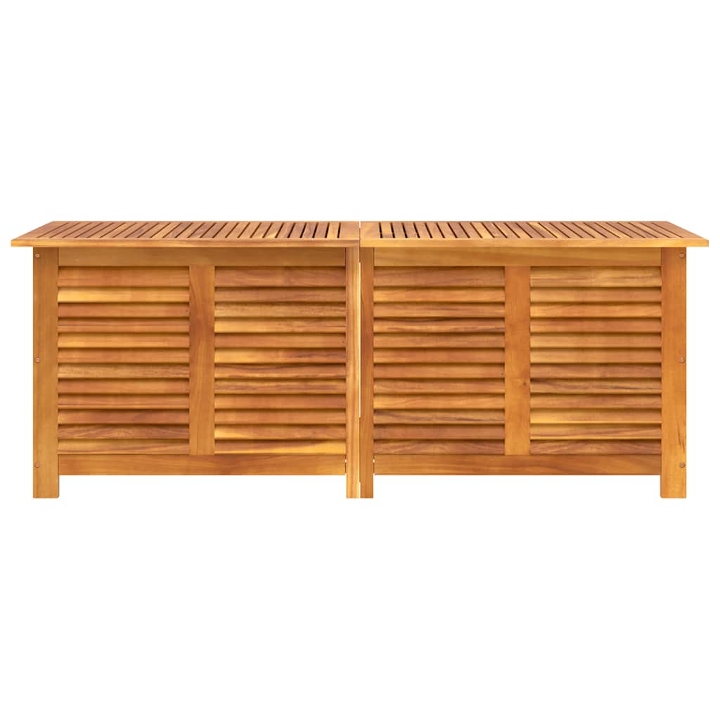 Vrtna kutija za pohranu s rešetkama 150x50x56 cm drvo bagrema