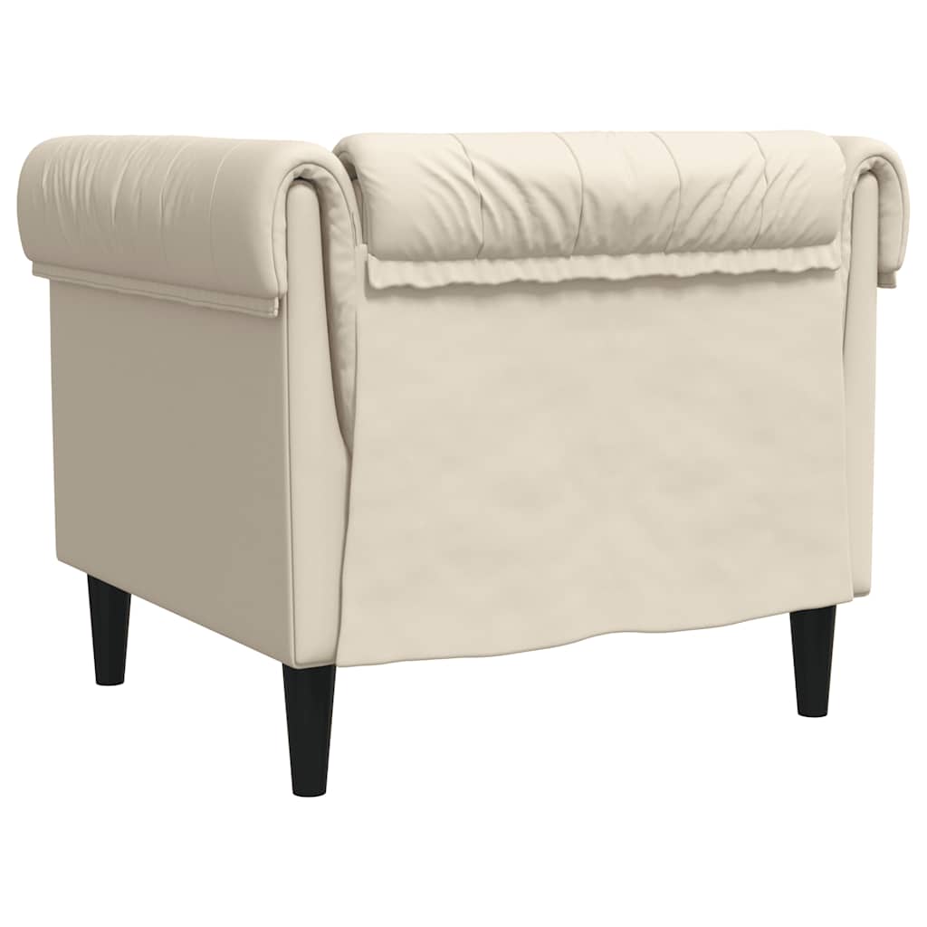 Fotelja Chesterfield platnena