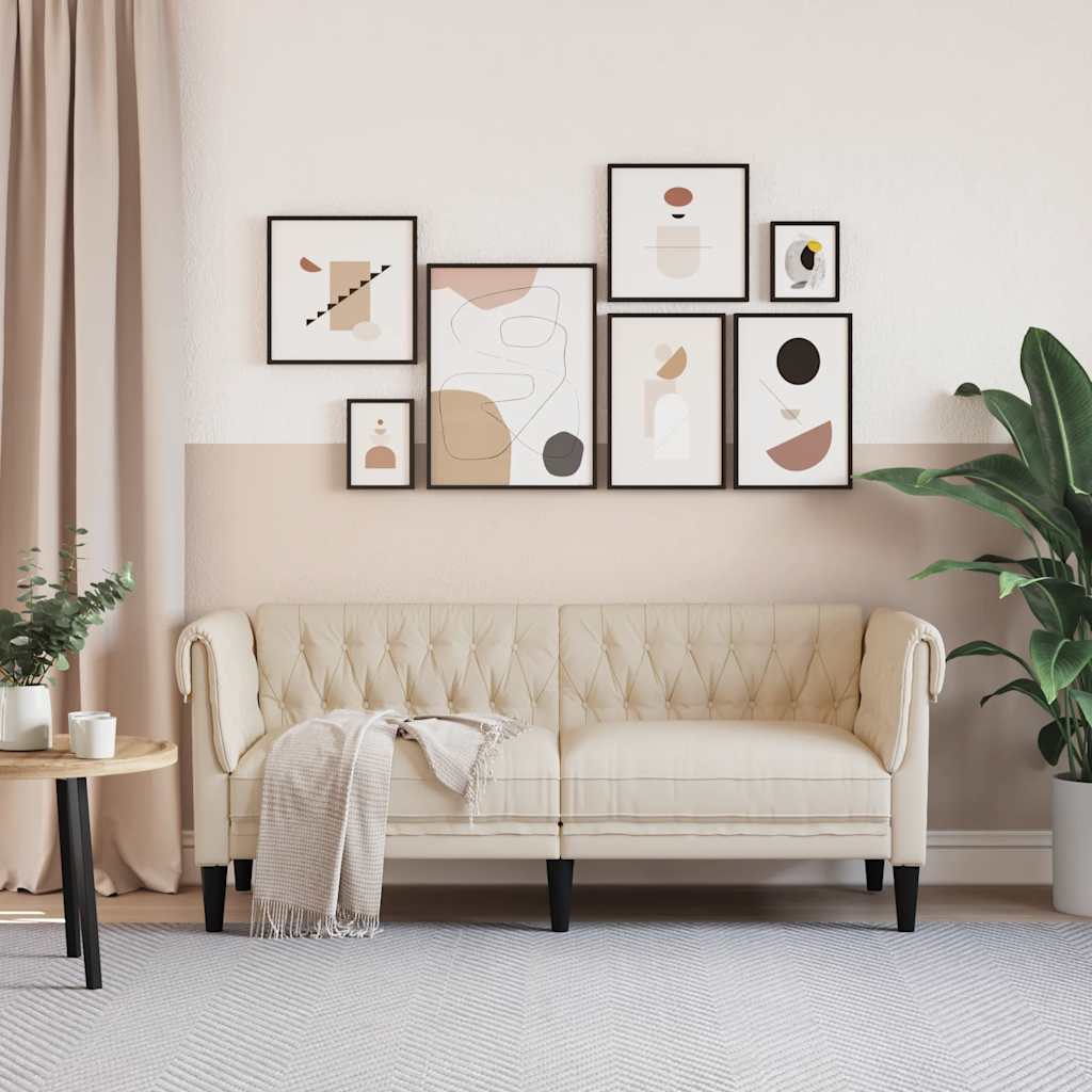 Dvosjed Chesterfield platneni