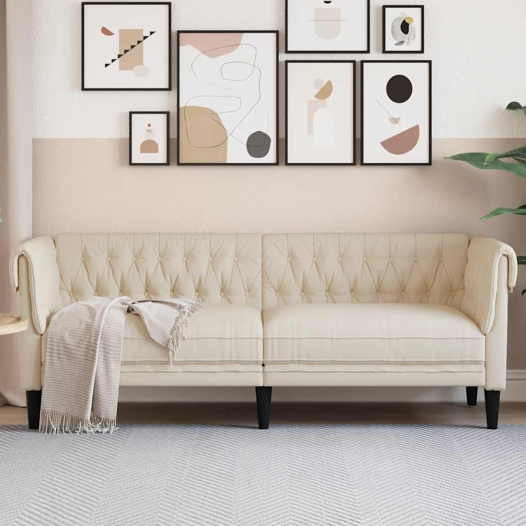 Trosjed Chesterfield platneni